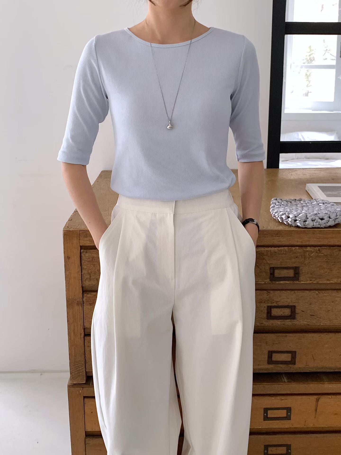 Super Nice Collar & Sleeve Tee (加購$168)