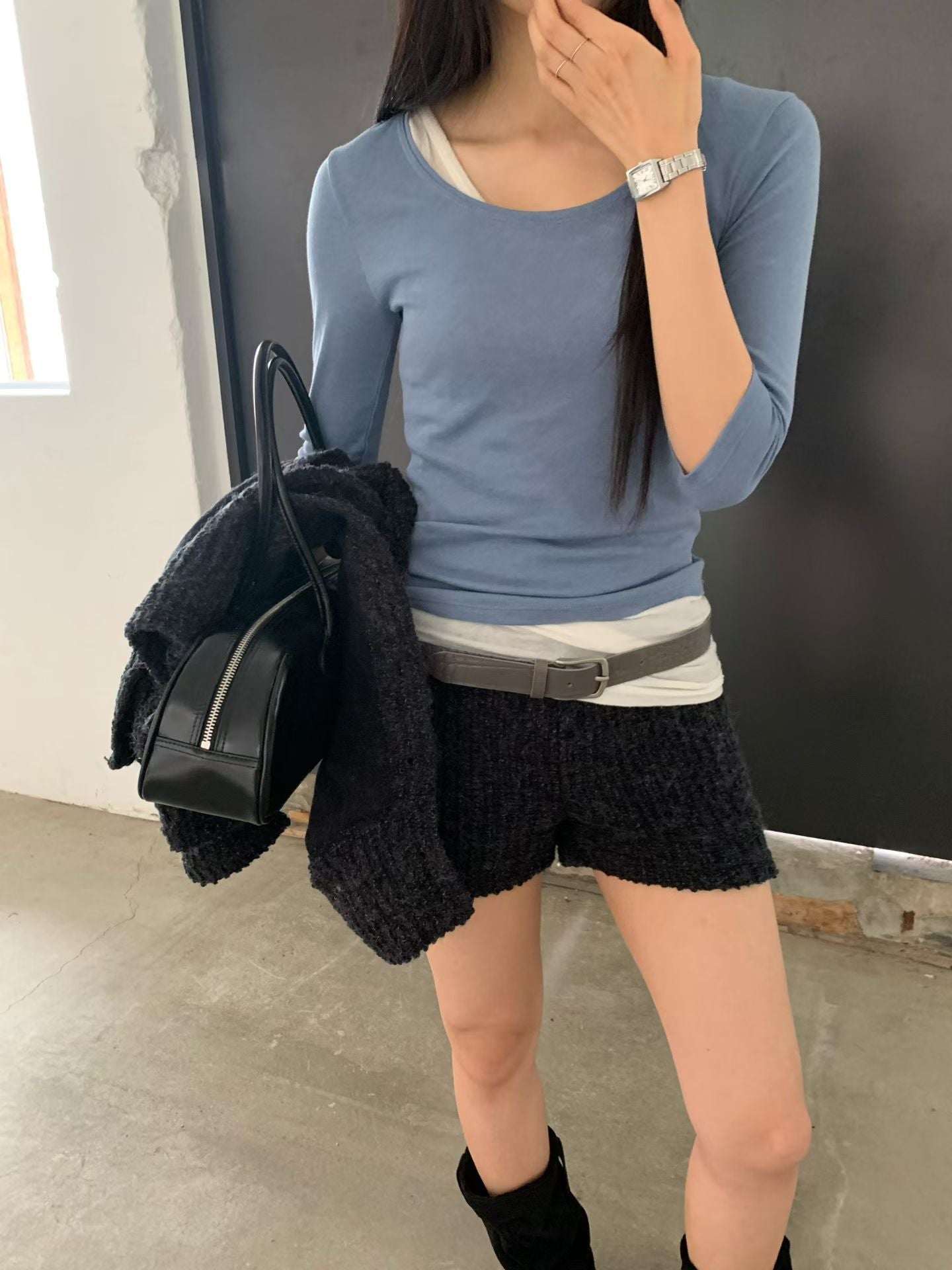Quality U Neck Basic Tee  (8-10Oct超抵價$268, 之後批發價$298)