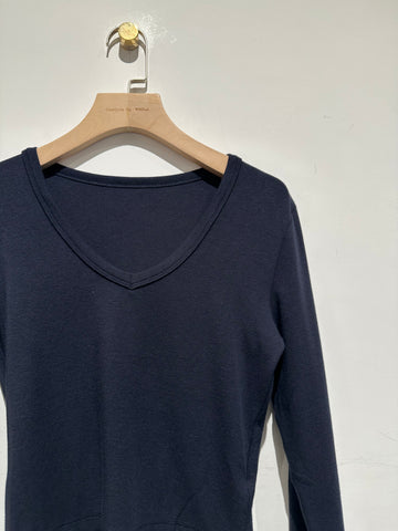 V Neck Smooth Cropped Tee  (加購$168)