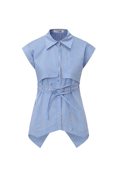 Layers Waistline Shirt Stripe