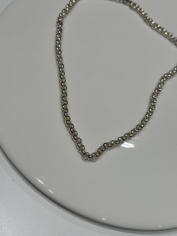 925 Silver Classy Circular Chain Necklace  (22-24Jan $1380, 之後批發價$1880）
