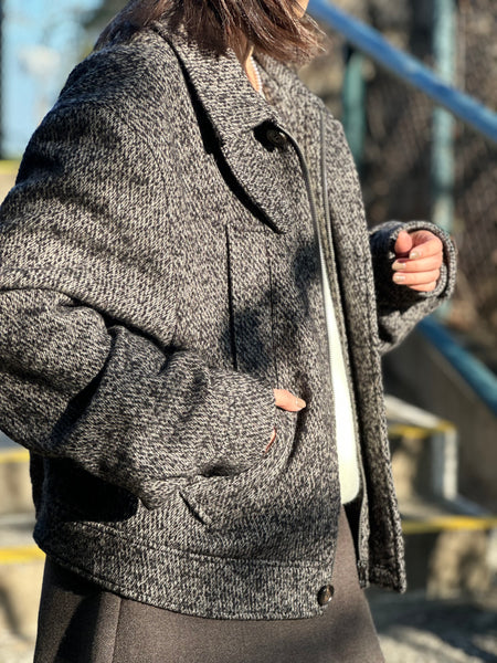 Boylish Marble Grey Wool Coat (15-18Jan $698, 之後批發價$798）