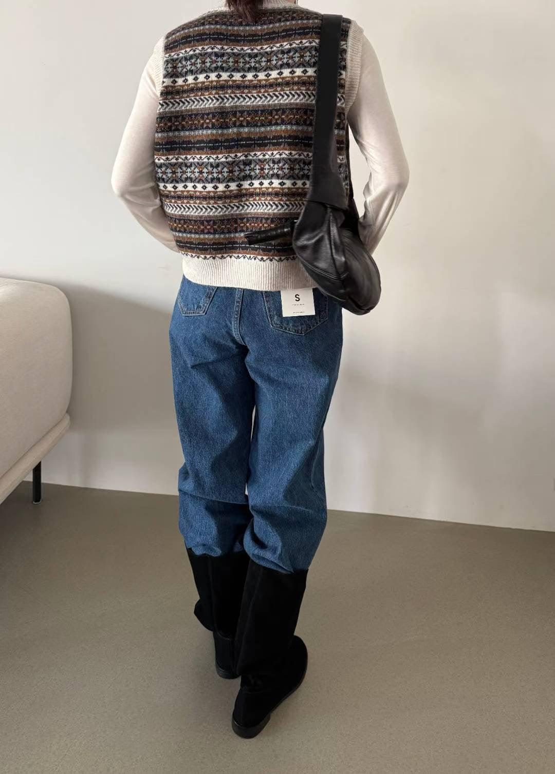 Winter Feel Knit Vest