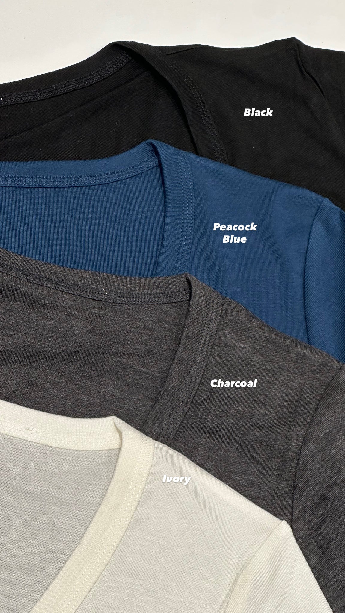Essential Low Collar Slim Cut Tee (加購$168)