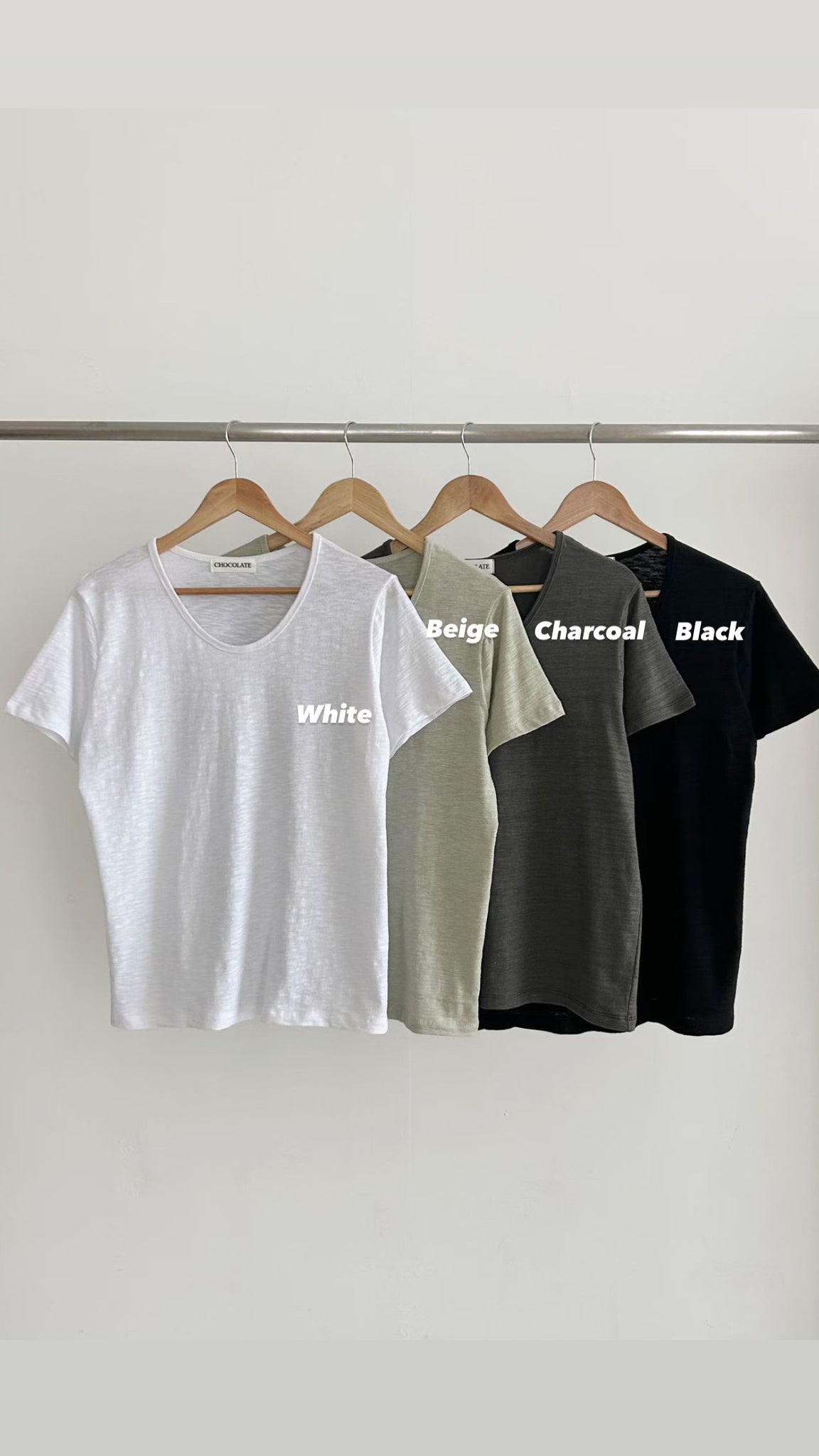 Linen Mixed Tee (加購$168)