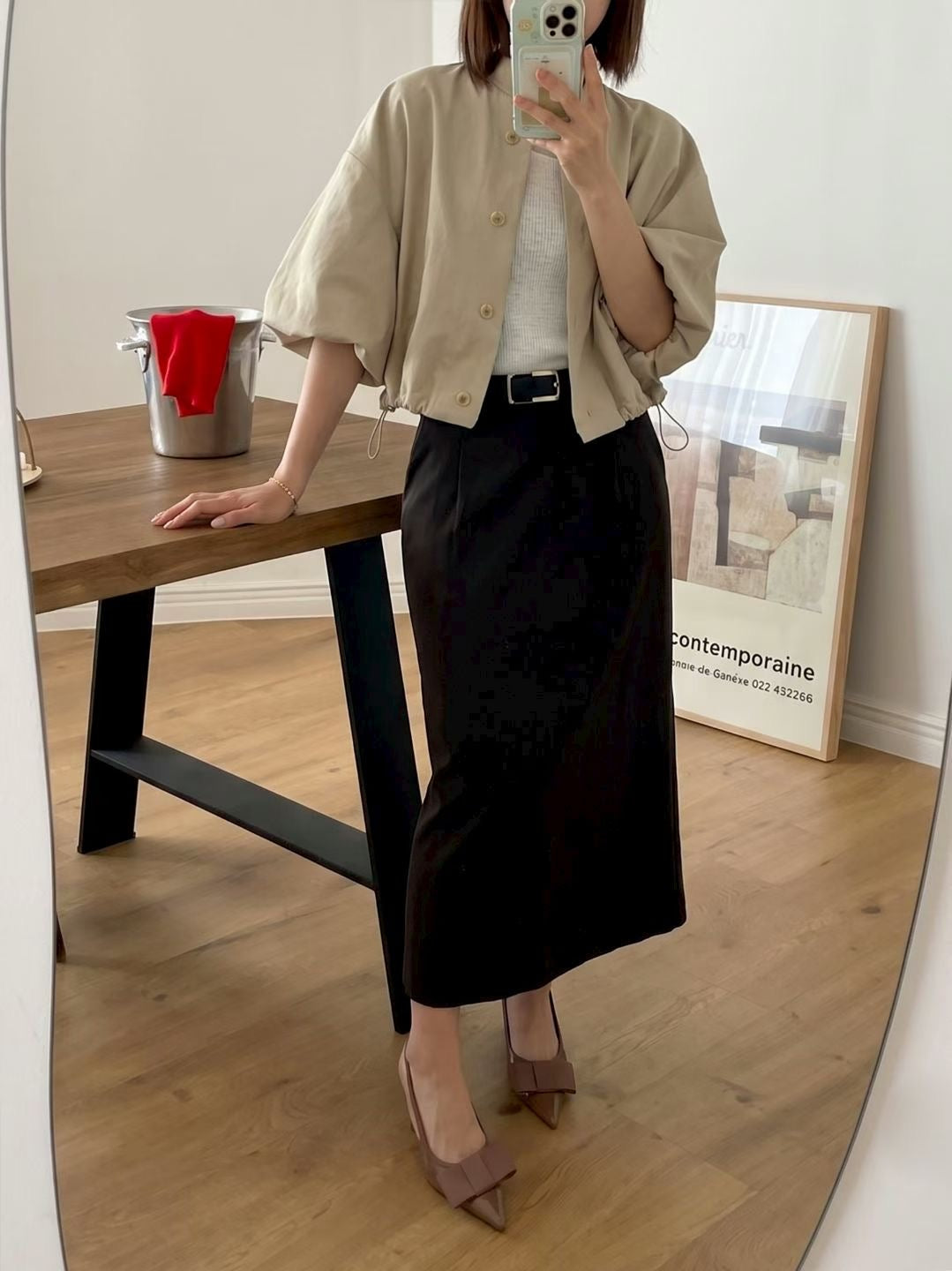 Puff Sleeve Short Jacket (10-12Sep超抵價$398, 之後批發價$468)