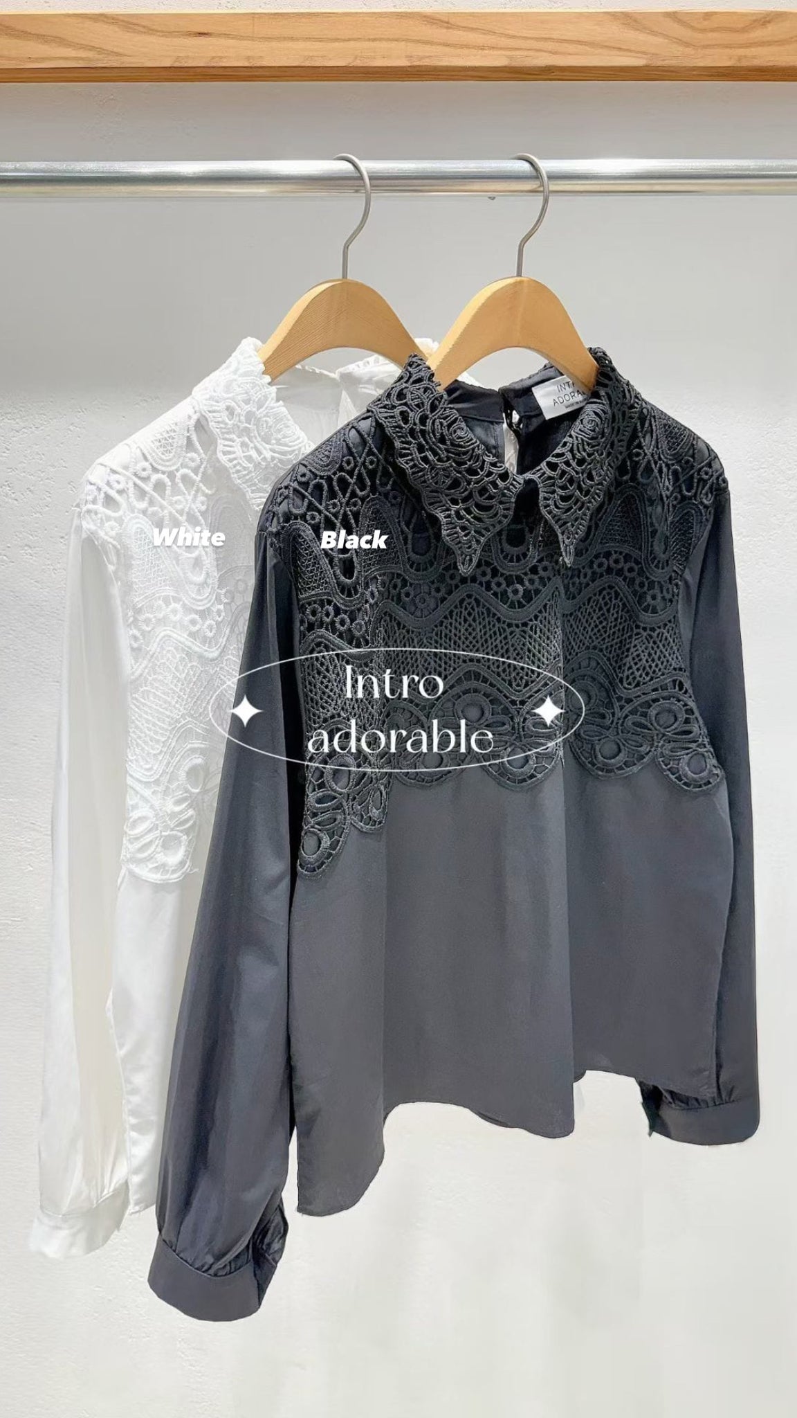 Lace Collar Top  (8-10Oct超抵價$368, 之後批發價$398)
