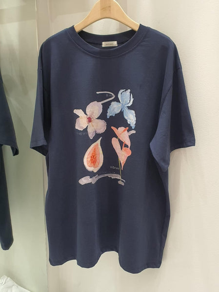 Floral Print Oversize Tee (31Jul-2Aug 超抵價$268, 之後批發價$298)