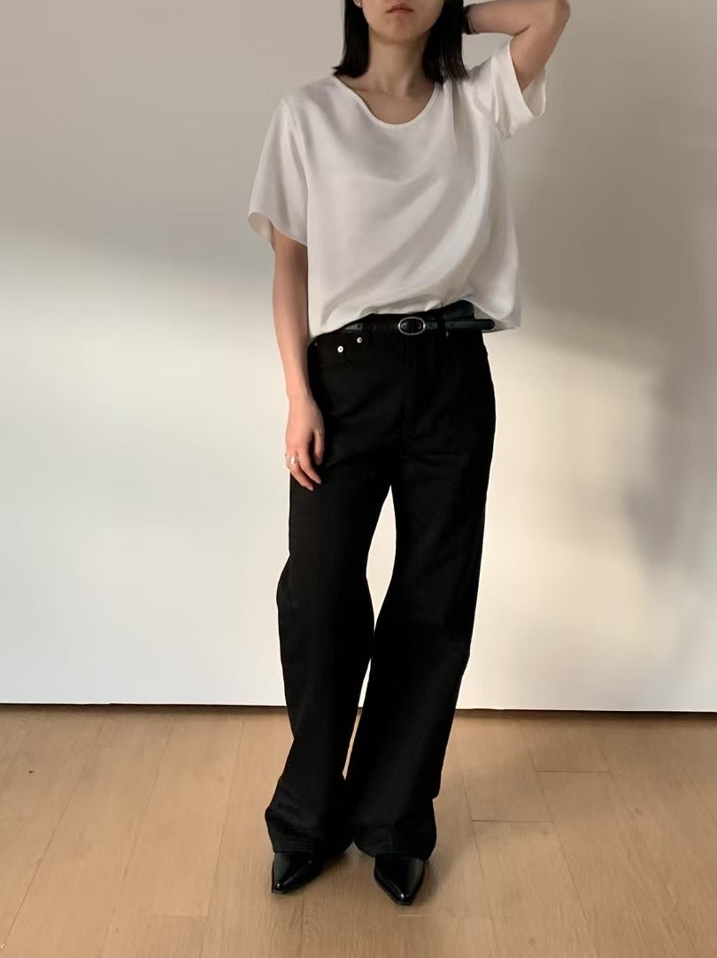 Delicate Causal Satin Top