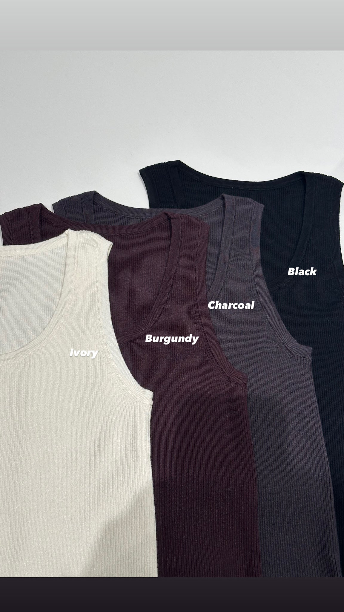 Essential Ribbed Knit Vest (2-4Sep 超抵價$198, 之後批發價$248)