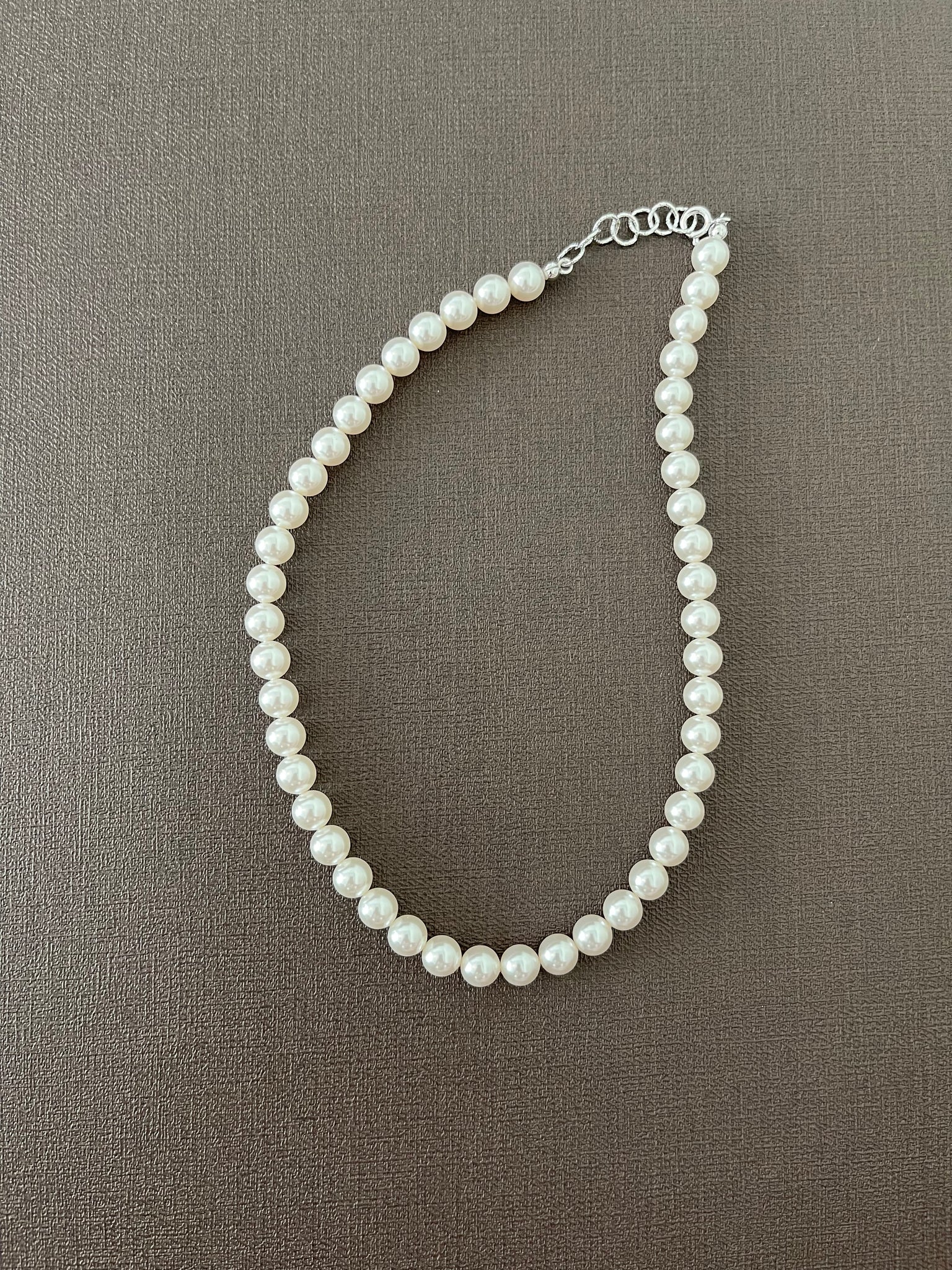 WS2023OCT137 (8M Swarovski Faux Pearl Necklace)