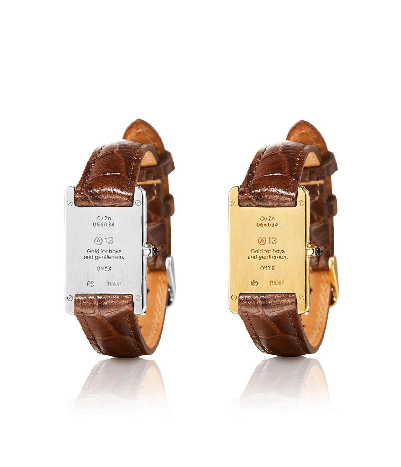 Numbering Watch Bracelet Brown