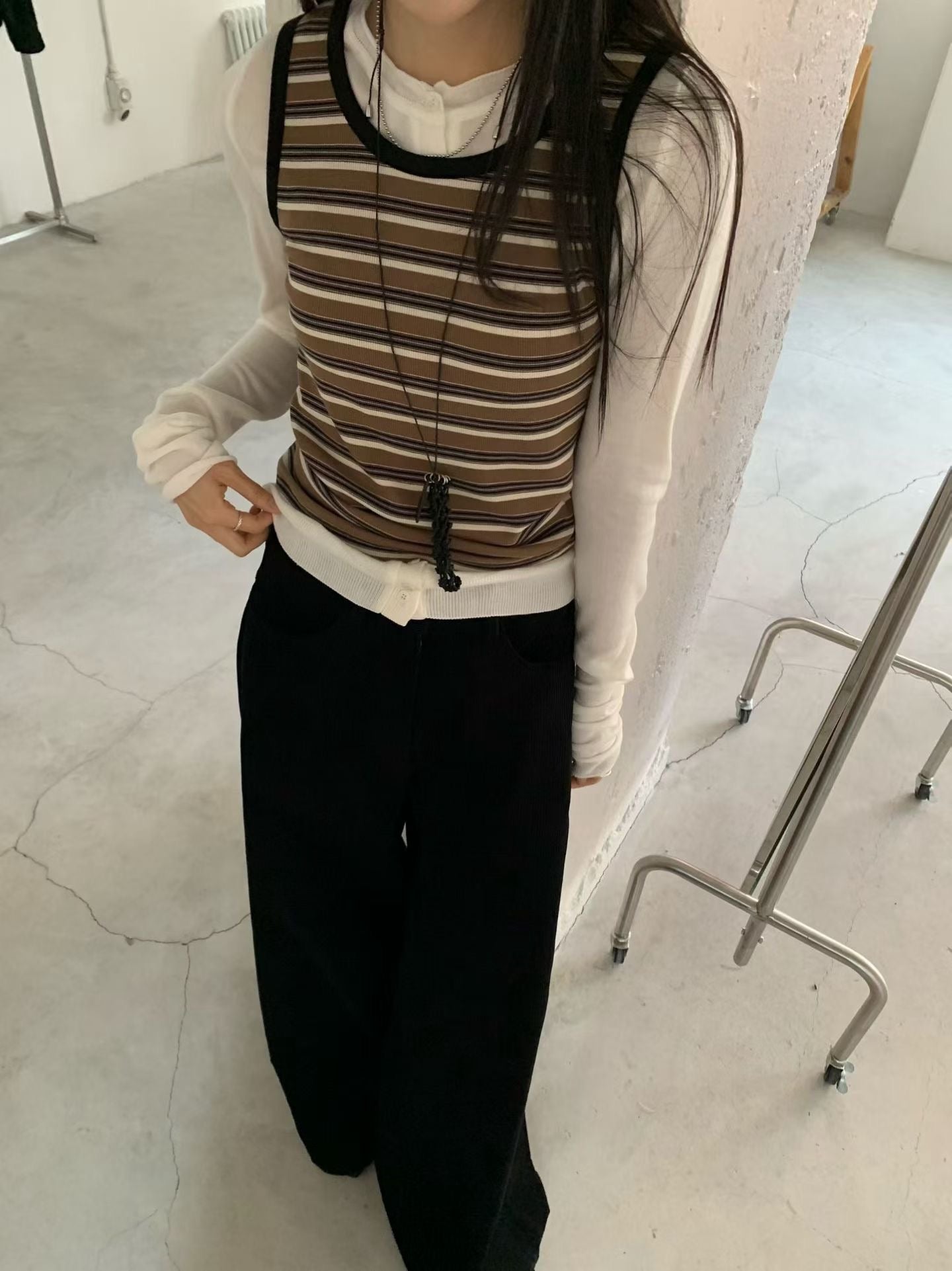 Super Like Stripe Vest (10-12Dec $228, 之後批發價$248）