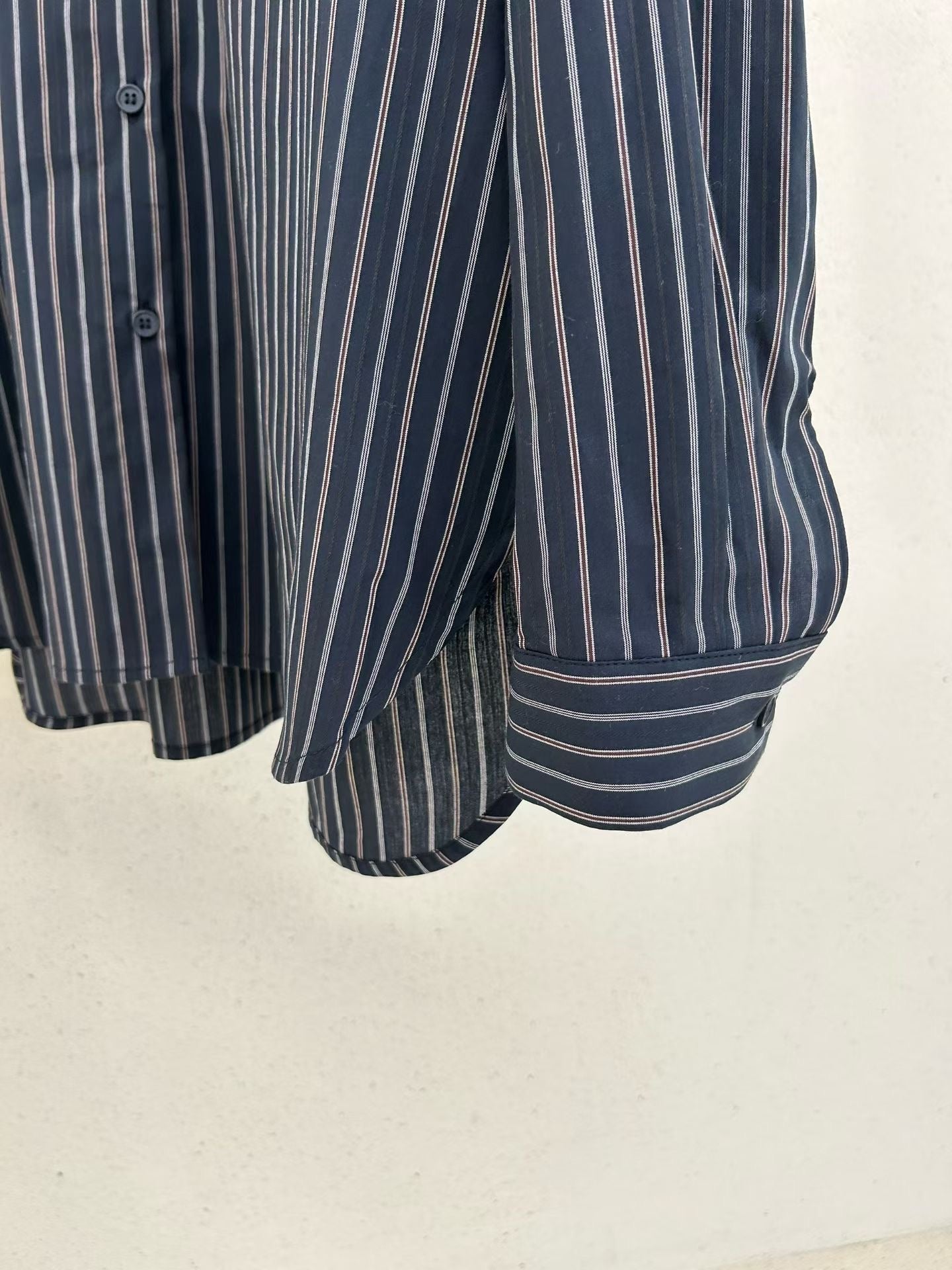 Autumn Embossed Stripe Shirt