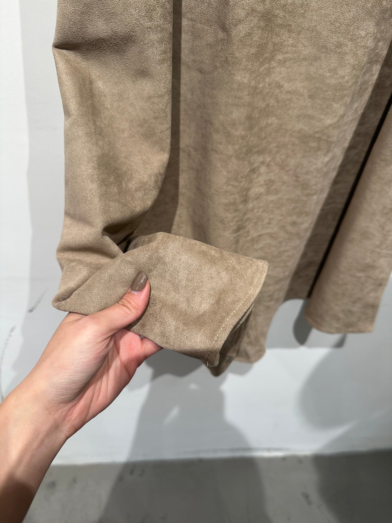 Suede Flare Long Skirt (15-18Jan $298, 之後批發價$398）