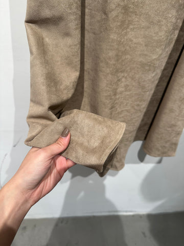 Suede Flare Long Skirt (15-18Jan $298, 之後批發價$398）