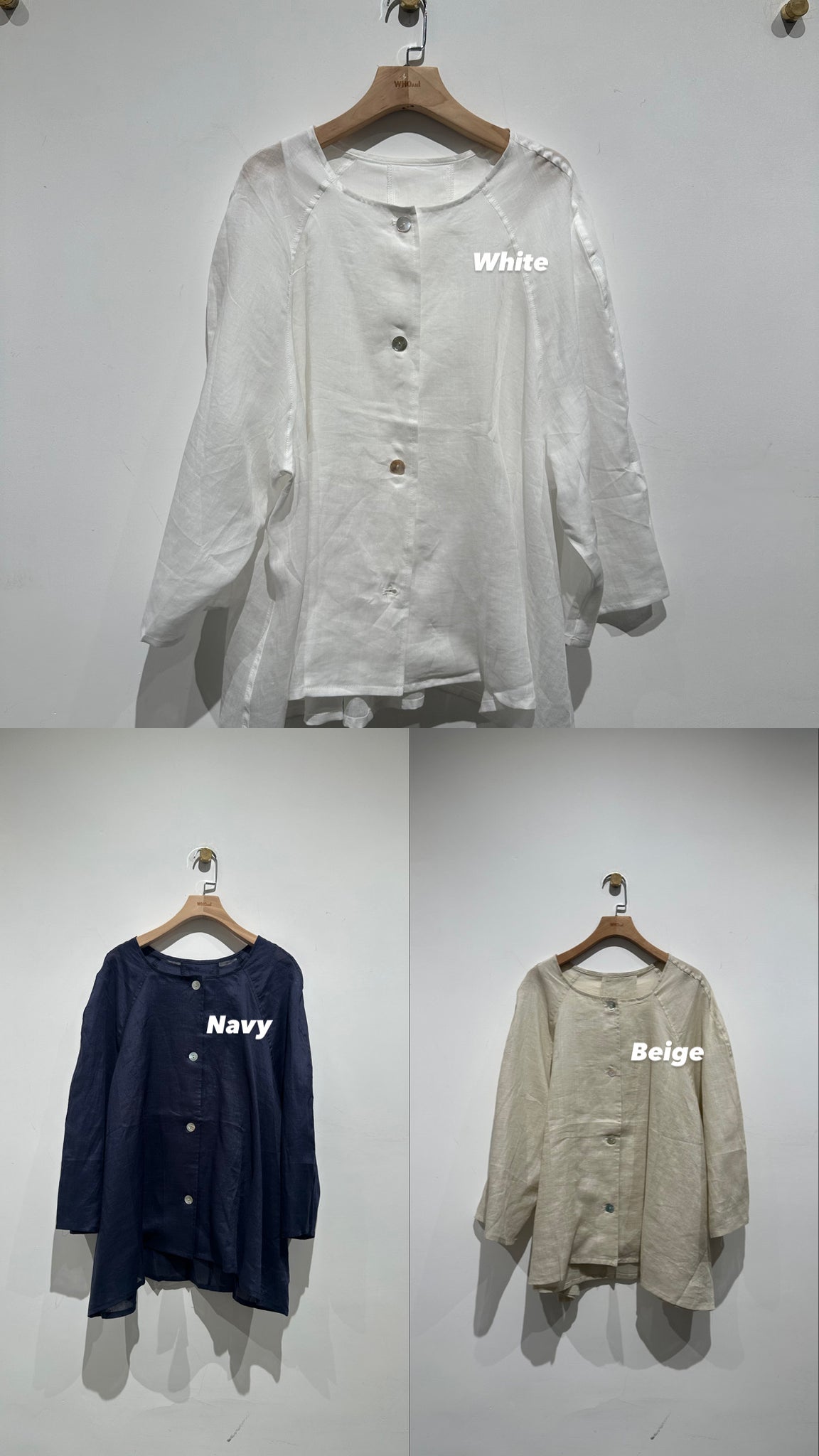 Japanese Style Linen Shirt Jacket (限時超抵快閃價$398至今晚23:59, 25-27Jun 超抵價$428, 之後批發價$468)