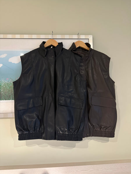 Must Have Oversize Faux Leather Vest