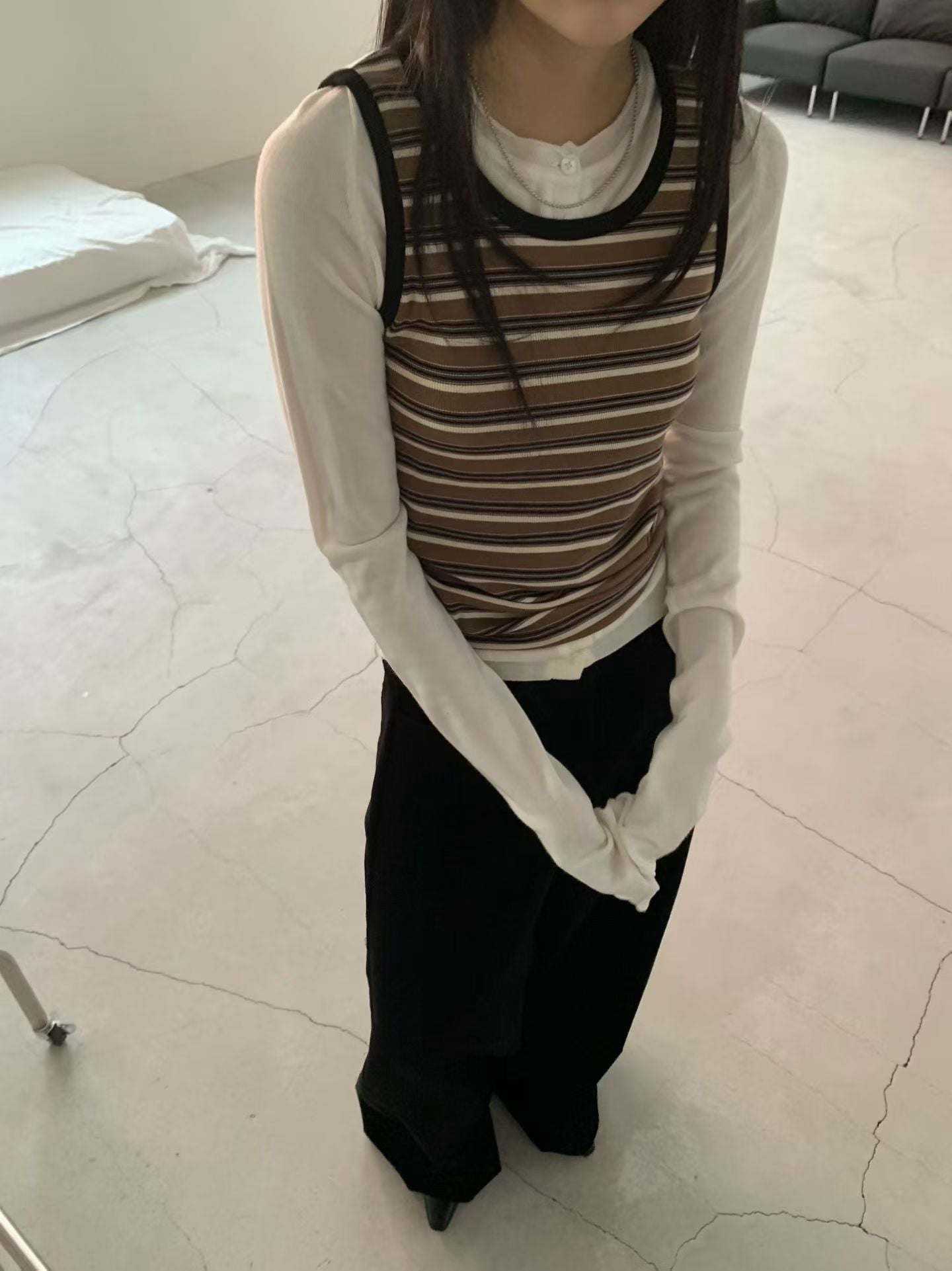 Super Like Stripe Vest (10-12Dec $228, 之後批發價$248）