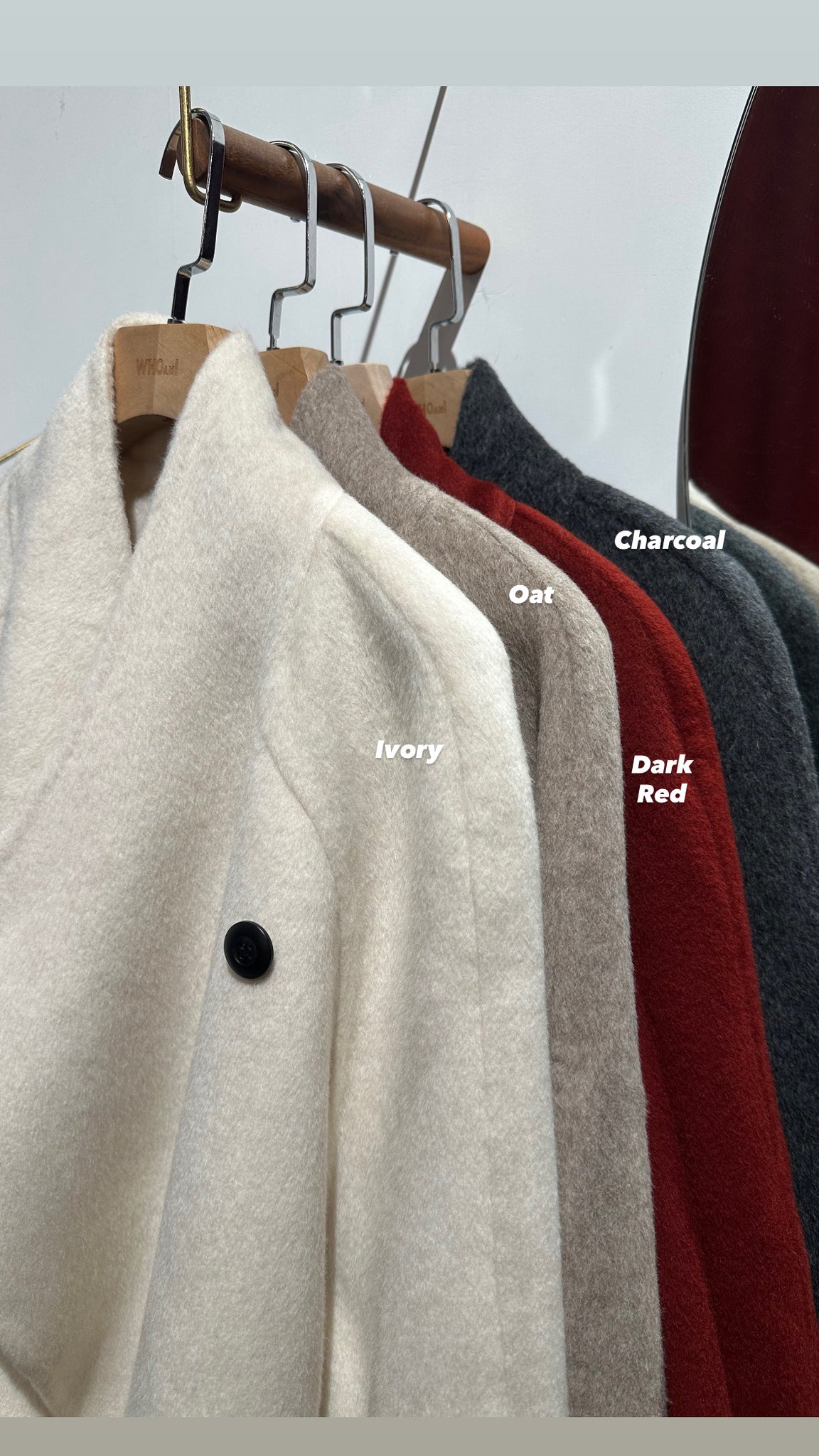 Stylish Handmade Wool Coat (10-12Dec $798, 之後批發價$998）