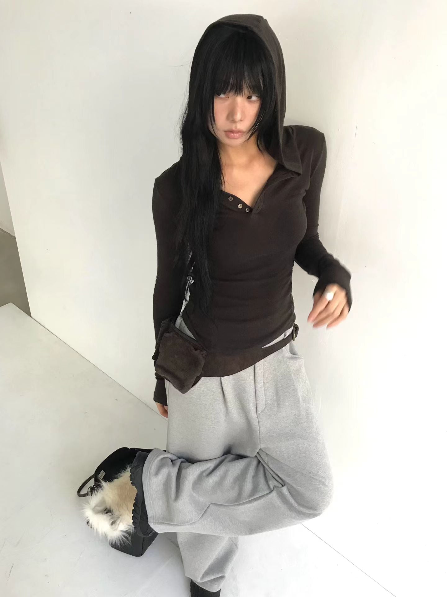 Slim Fit Button Hoodies (11-13Dec $298, 之後批發價$328）