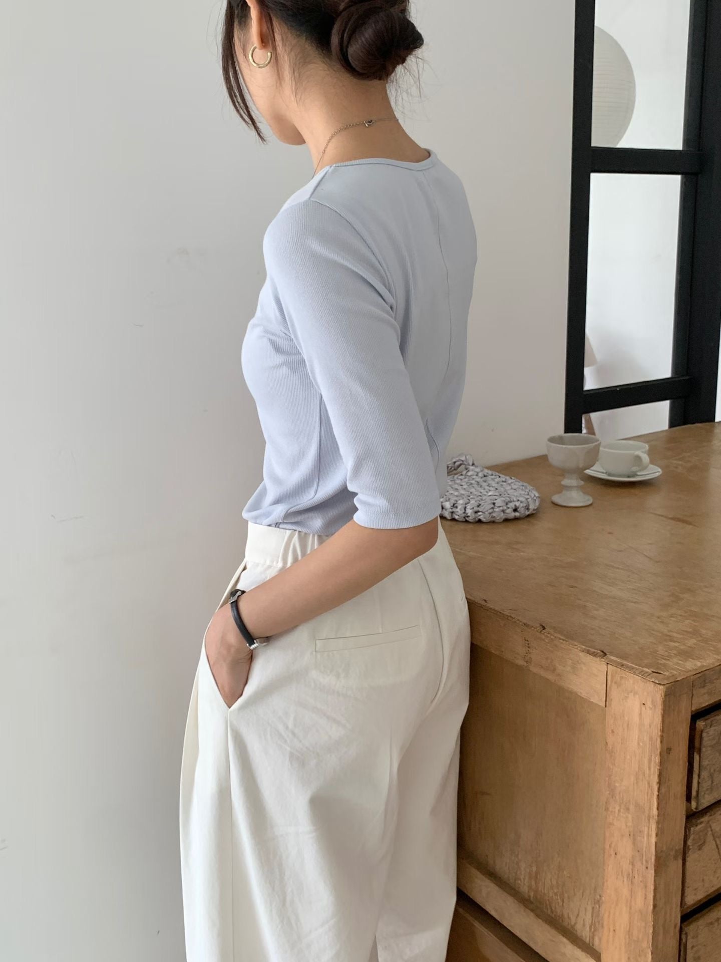 Super Nice Collar & Sleeve Tee (加購$168)