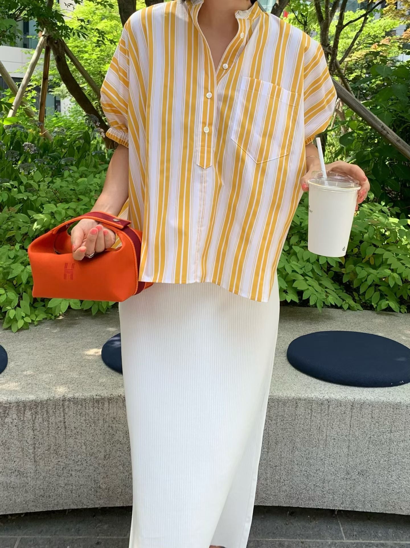 Colourful Stripe Short Sleeves Shirt (18-20Jul 超抵價$468, 之後批發價$498)