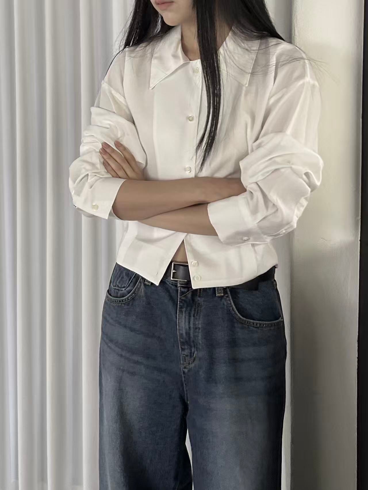 cropped shirt  (22-24Sep $468, 之後批發價$498）