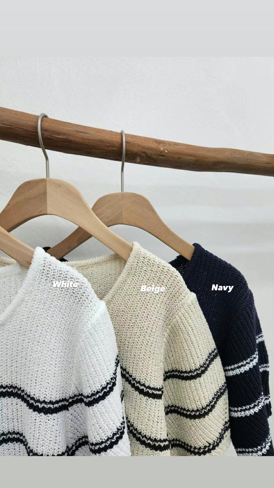 Summer French Stripe Knit Top