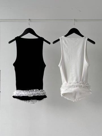 Roll Up Lace Vest