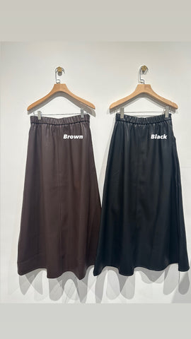 Quality Faux Leather Skirt