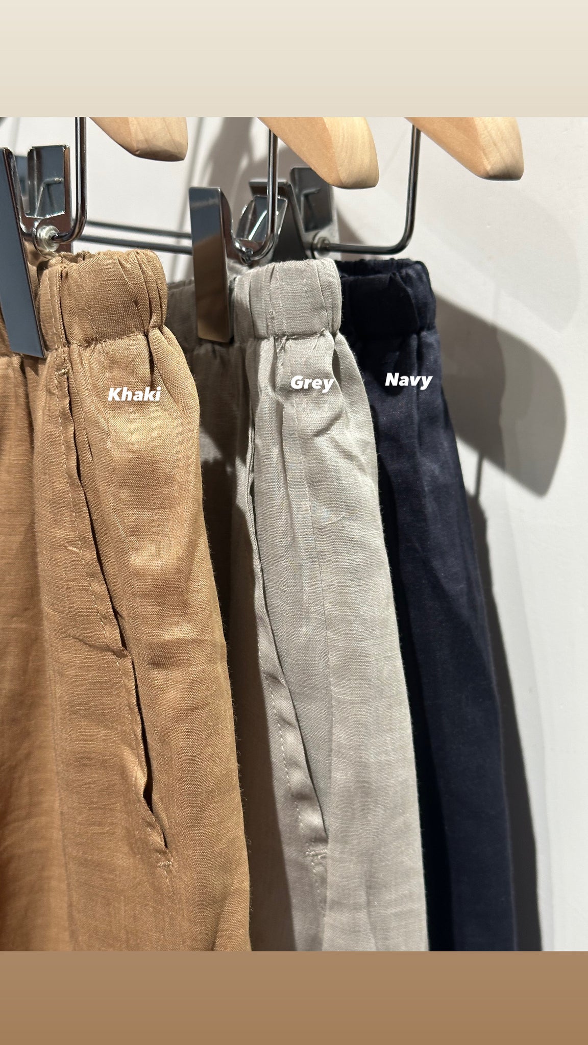 Summer Cool Linen Shorts (5-6Jun 超抵價$248, 之後批發價$268)
