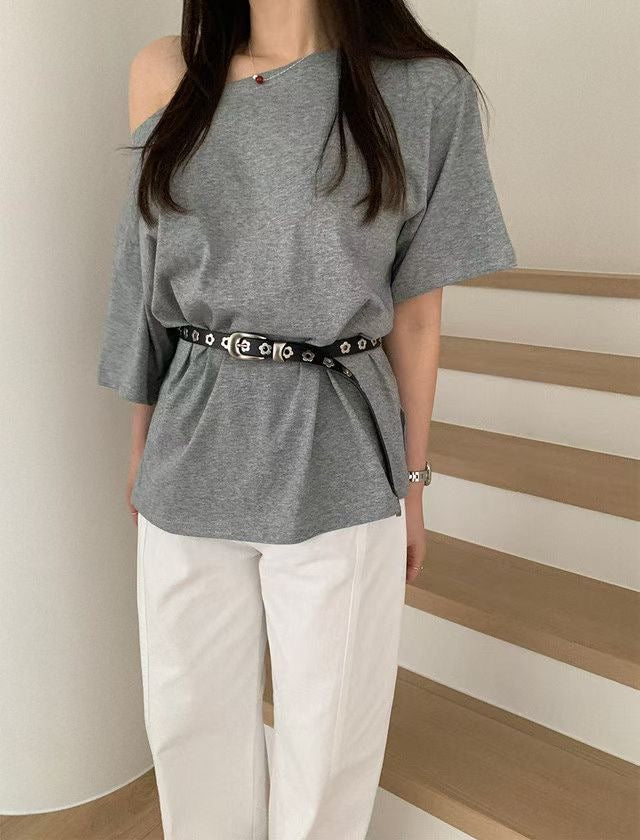Oversize Single Shoulder Tee (18-20Jun 超抵價$298, 之後批發價$328)