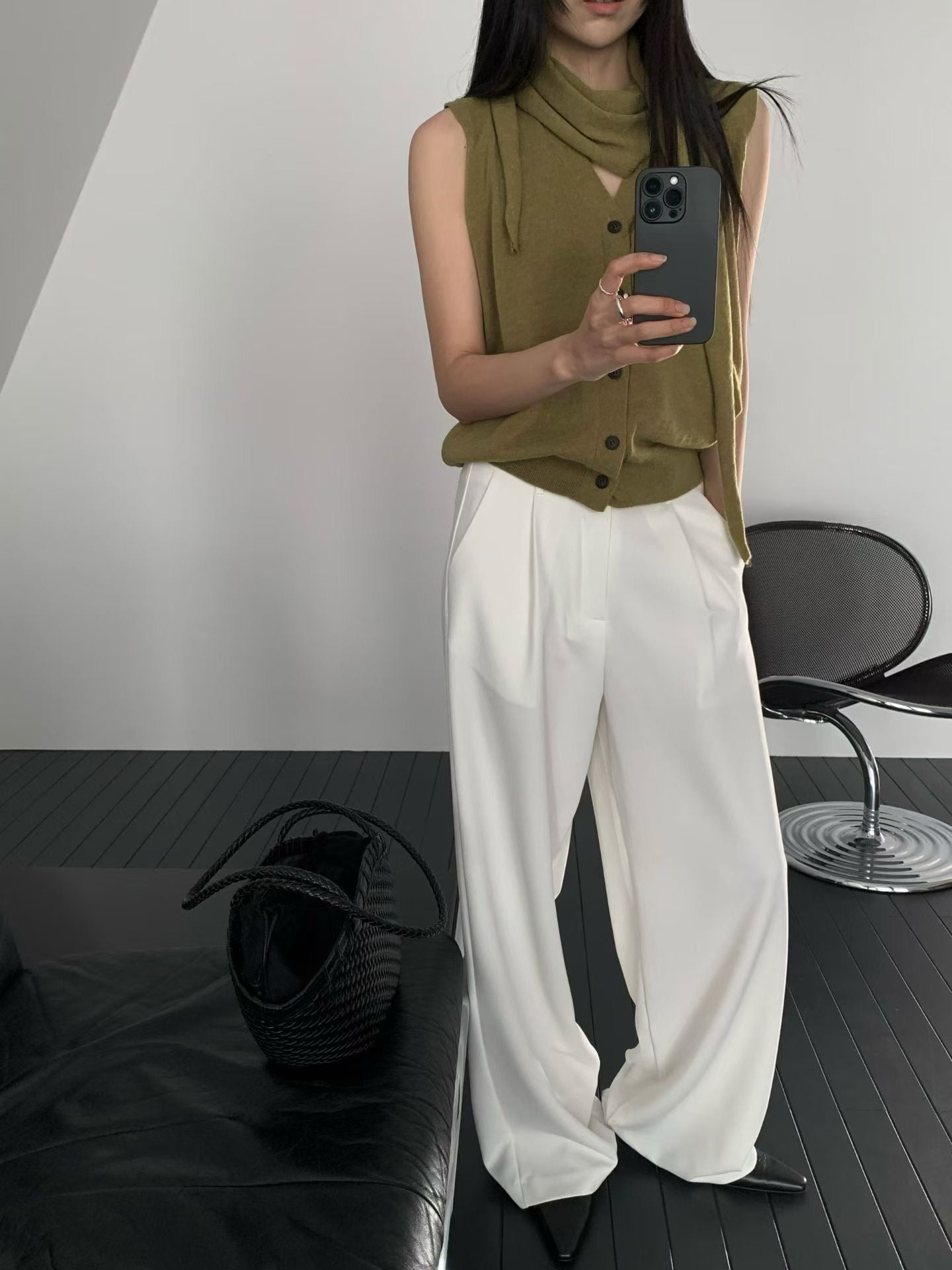 Button Knit Vest