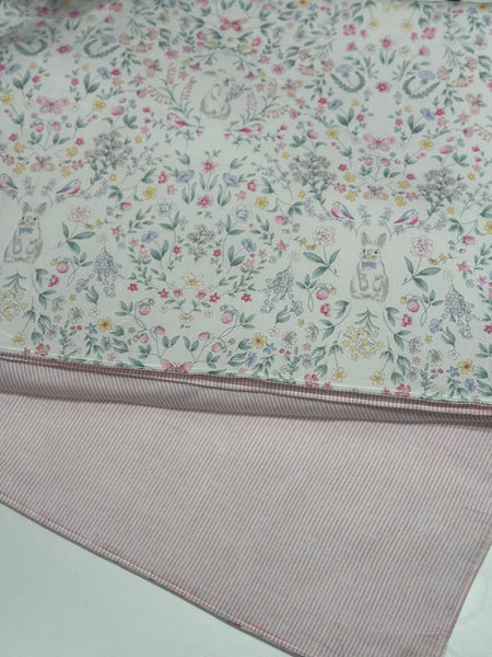 Pillow Cover - Pink Ribbit