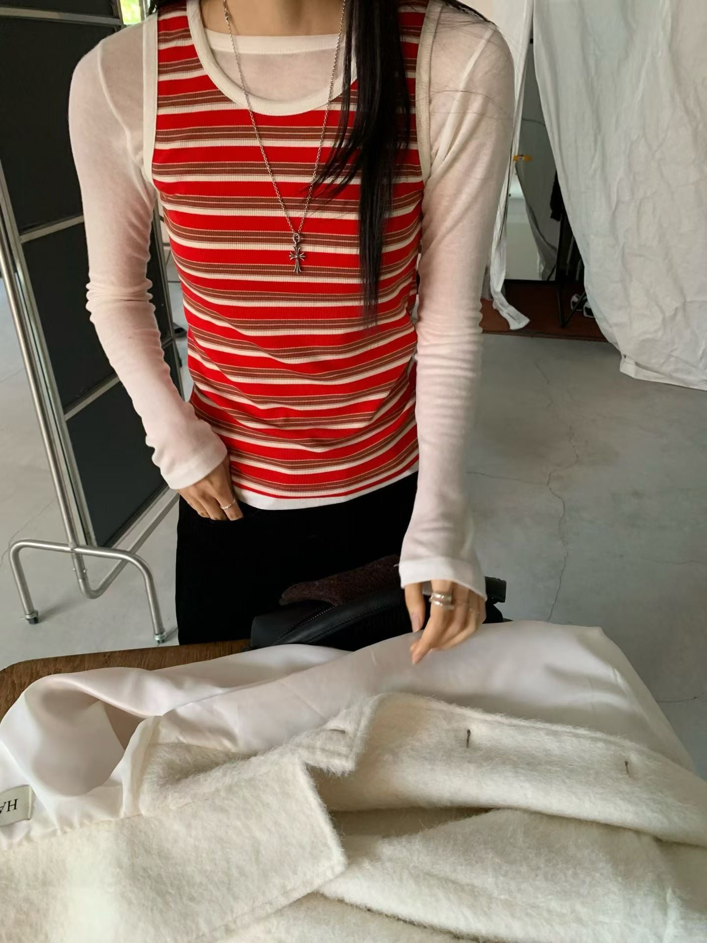 Super Like Stripe Vest (10-12Dec $228, 之後批發價$248）