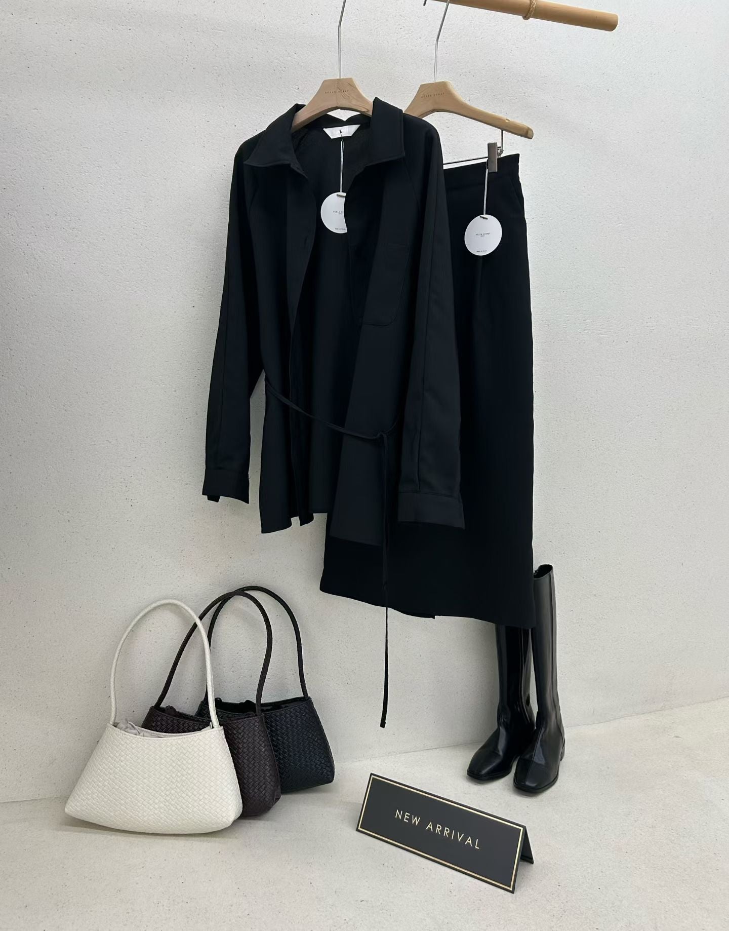 Must Have Textured Skirt Set