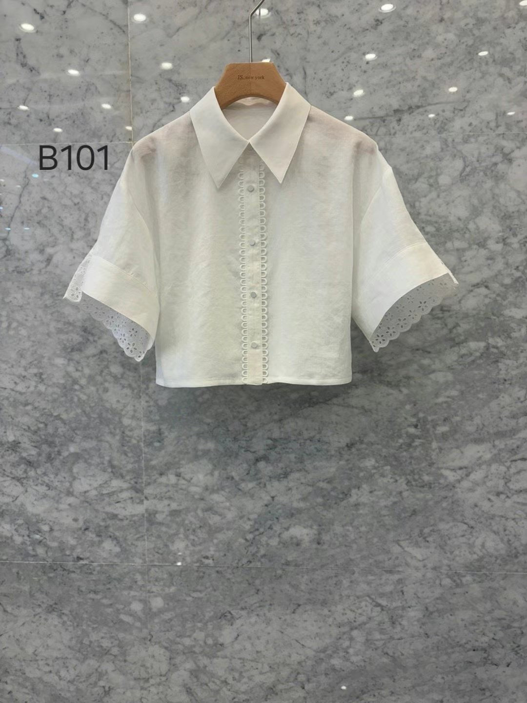 JS NY Premium Linen Cotton Boxy Blouse (15-17Jul $998, 之後批發價$1088）