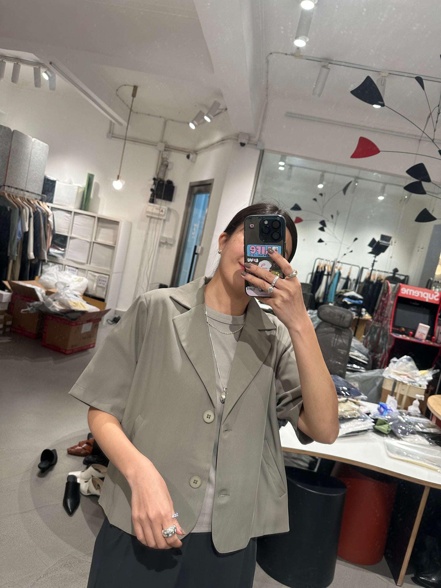 Short Sleeve Blazer