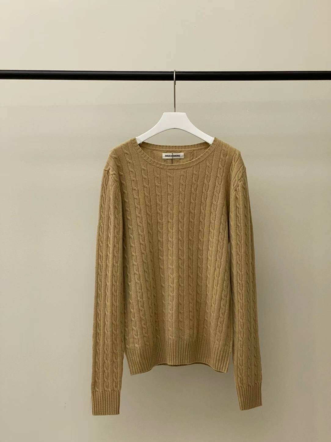 Soft Colour Cable Knit Top