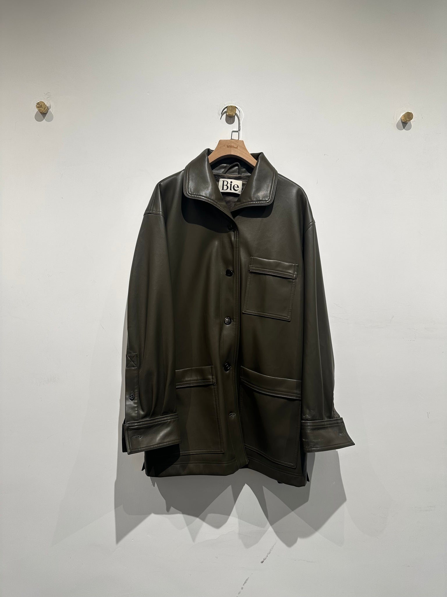 Unique Military Faux Leather Jacket (Limited)