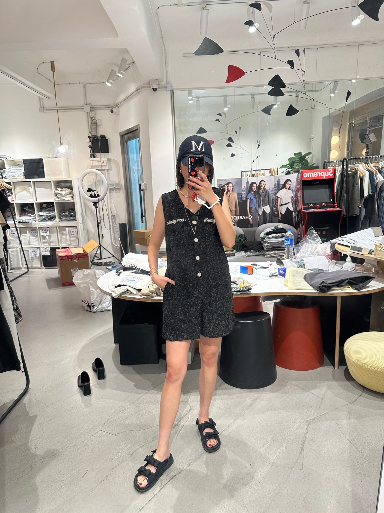 Ops 1 Tweed Playsuit