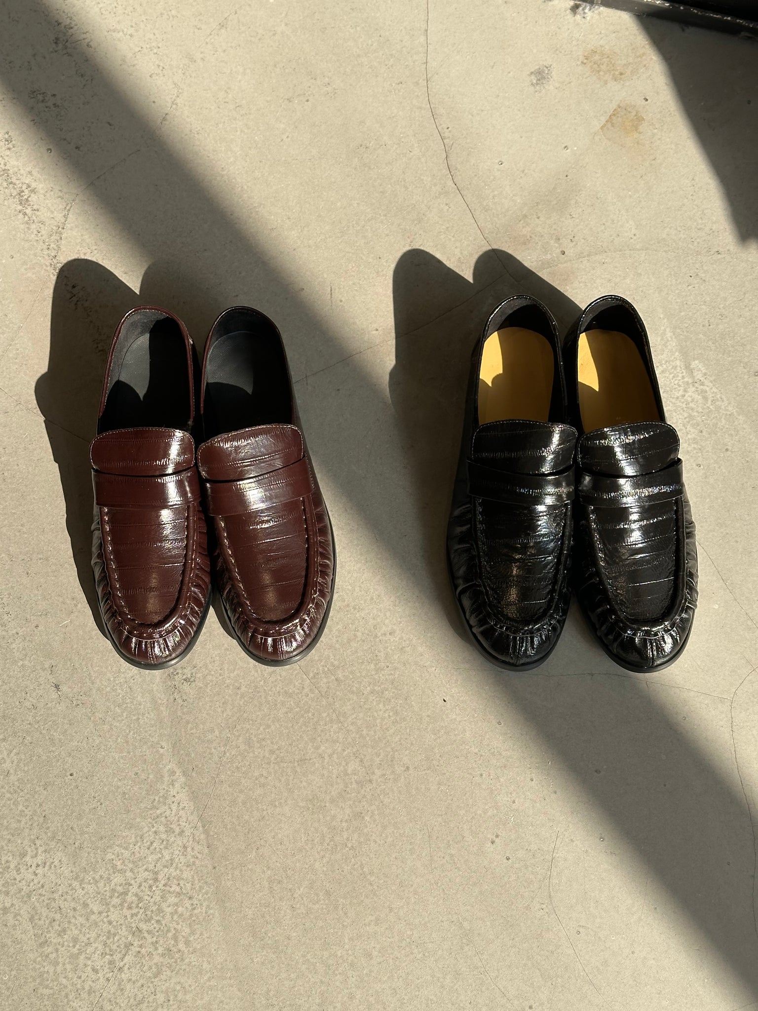 Croc Effect Leather Loafer  (14-16Jan $498, 之後批發價$598）
