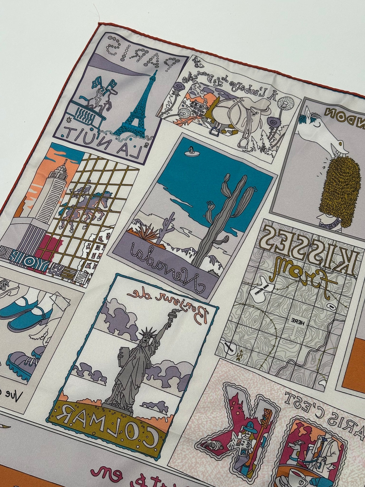 90 x 90 Double Side Printed Silky Scarf  (2-5Jul 超抵價$268, 之後批發價$298)