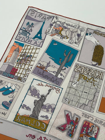 90 x 90 Double Side Printed Silky Scarf  (2-5Jul 超抵價$268, 之後批發價$298)