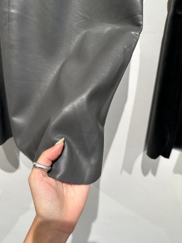 Faua Leather Long Vest