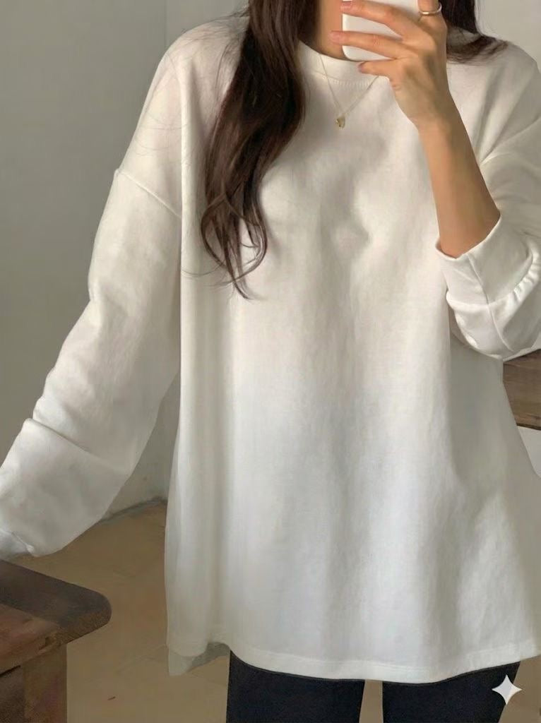 Quality Oversize Long Sleeve Tee (加購$198)