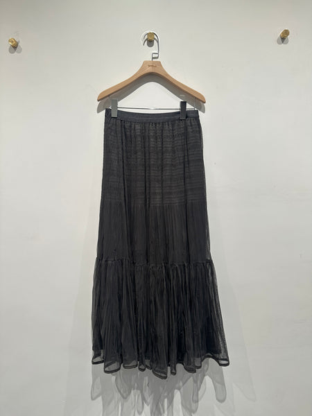 Tiered Sheer Skirt