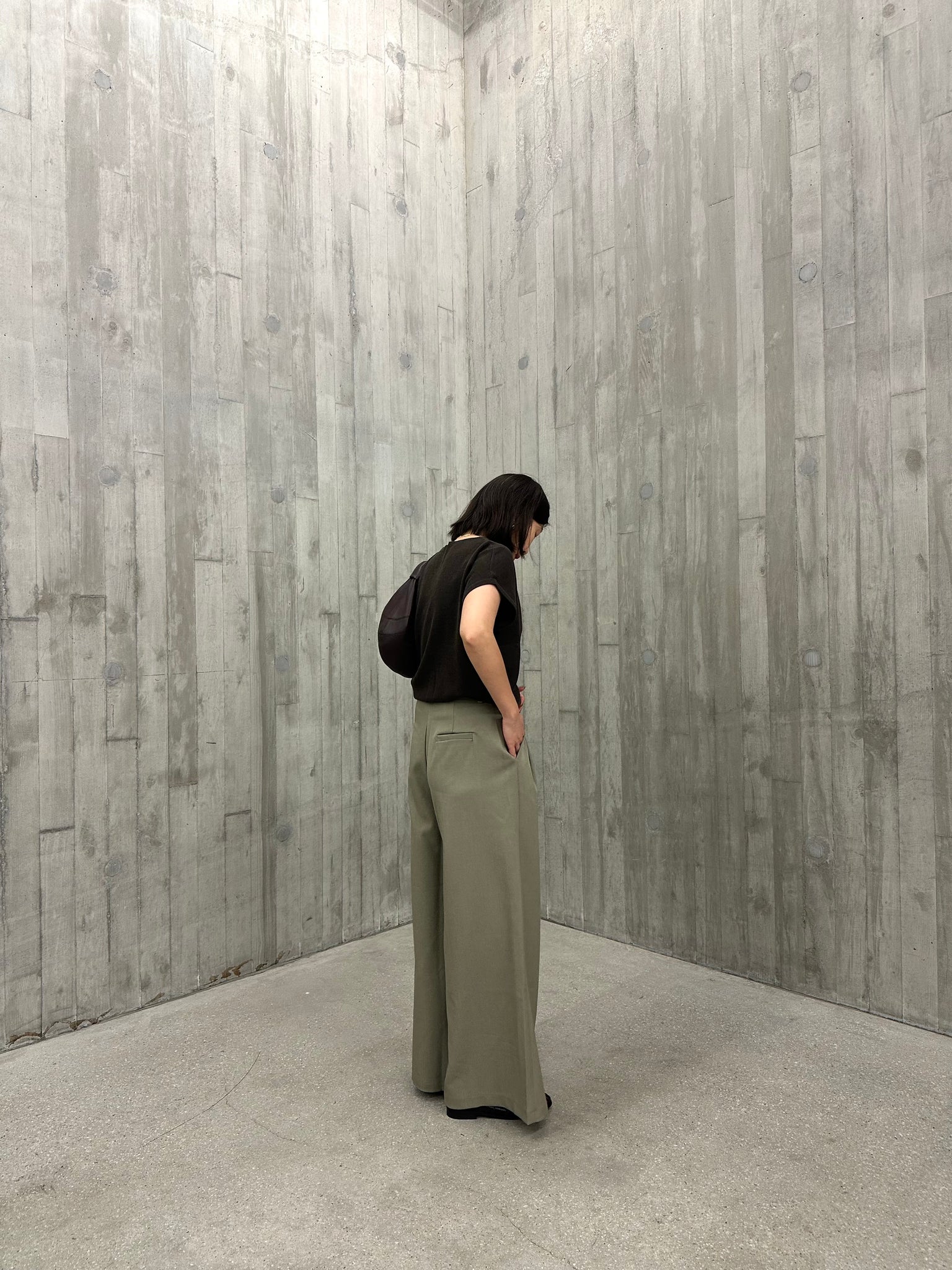 Daily Wide Leg Tailor Pants