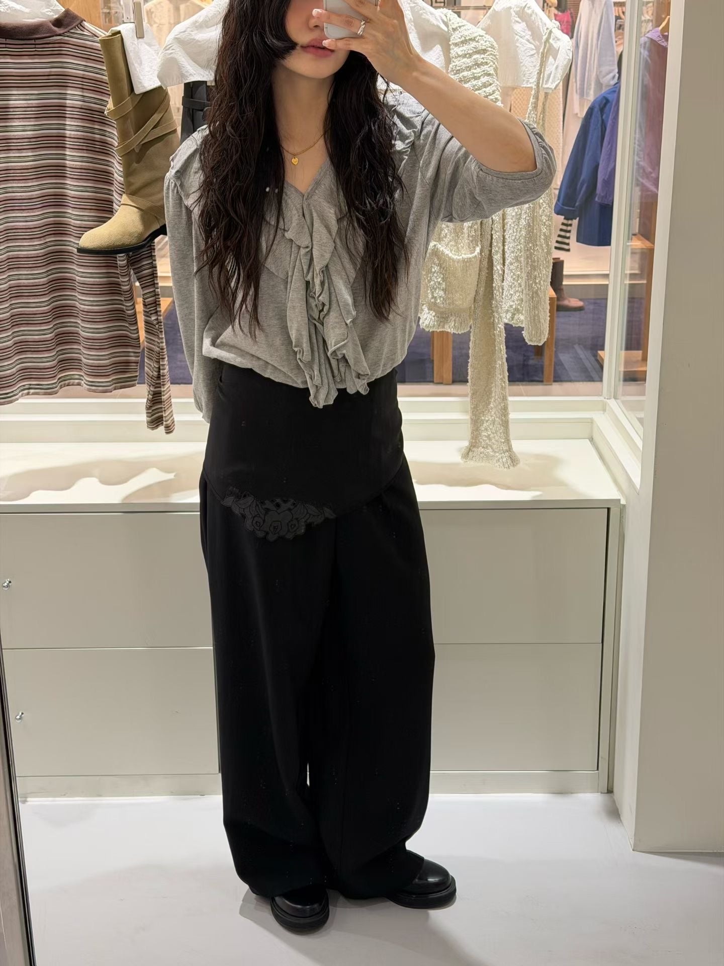 Waist Scarf Black Pants (31Jul-2Aug 超抵價$468, 之後批發價$498)
